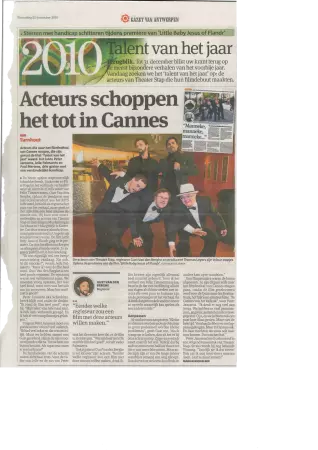 gazet van Antwerpen Theater Stap Jelle Palmaerts 7