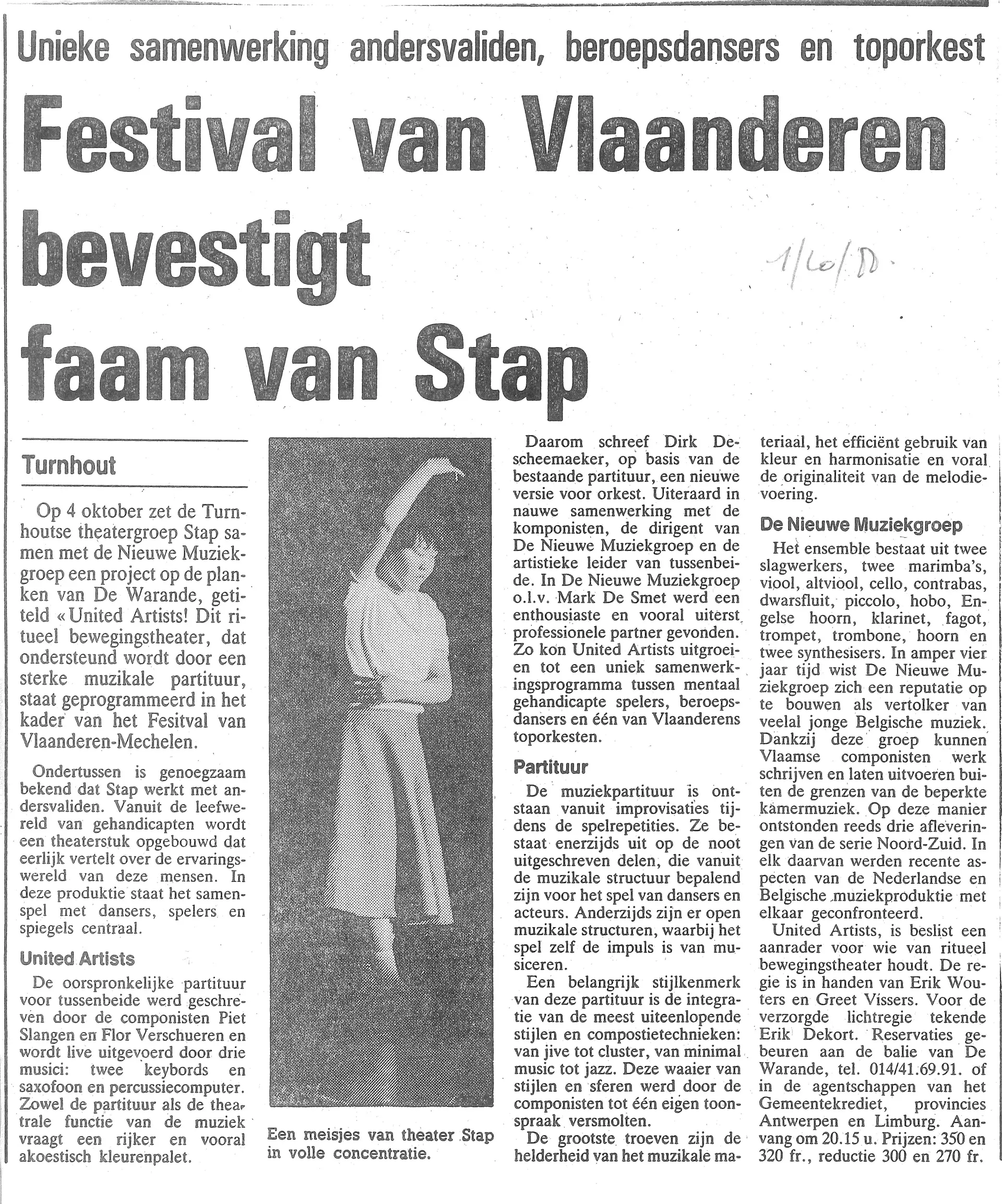 Theater Stap Festival van Vlaanderen bevestigt faam van Stap 2